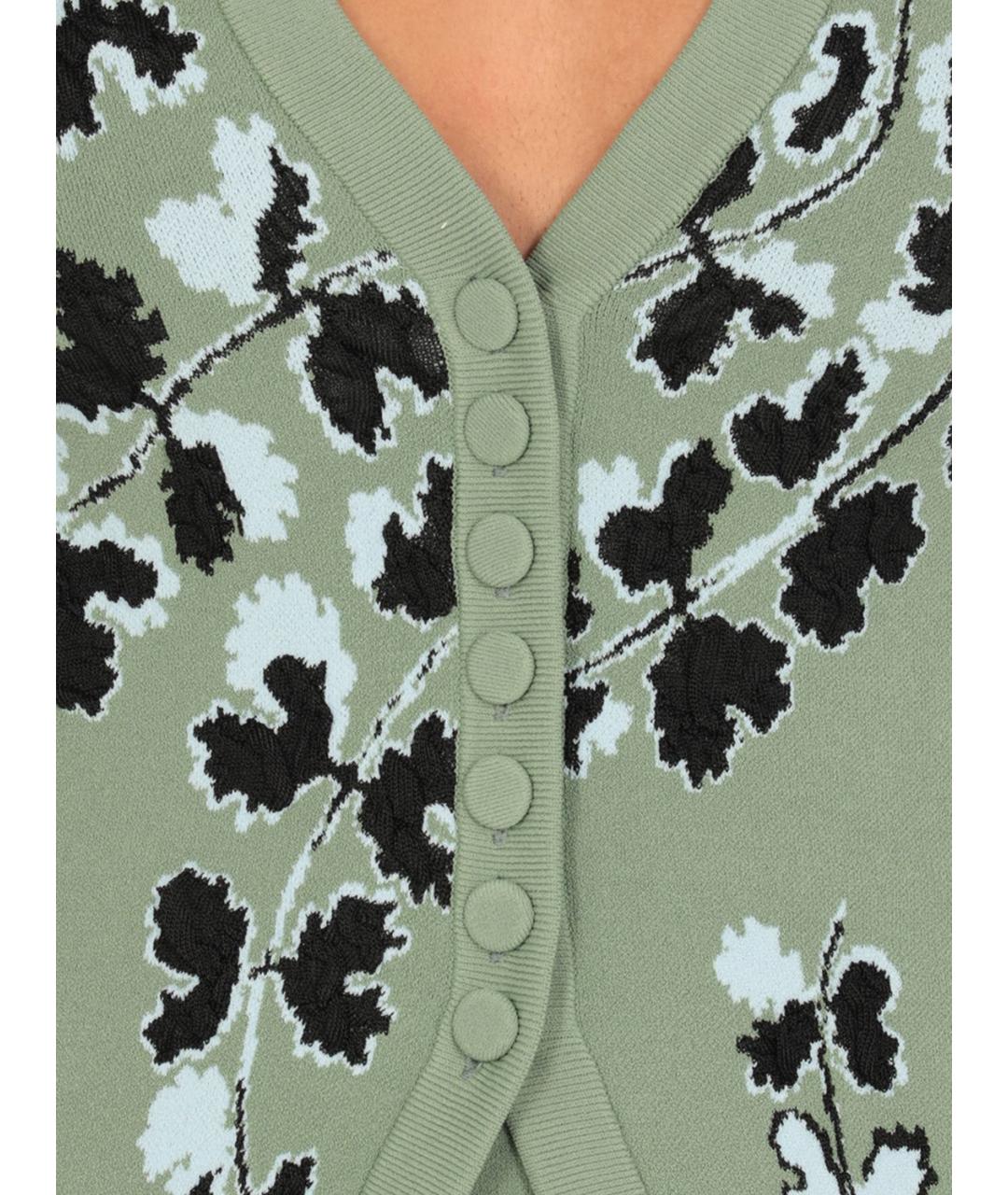 LANVIN Зеленый кардиган, фото 6