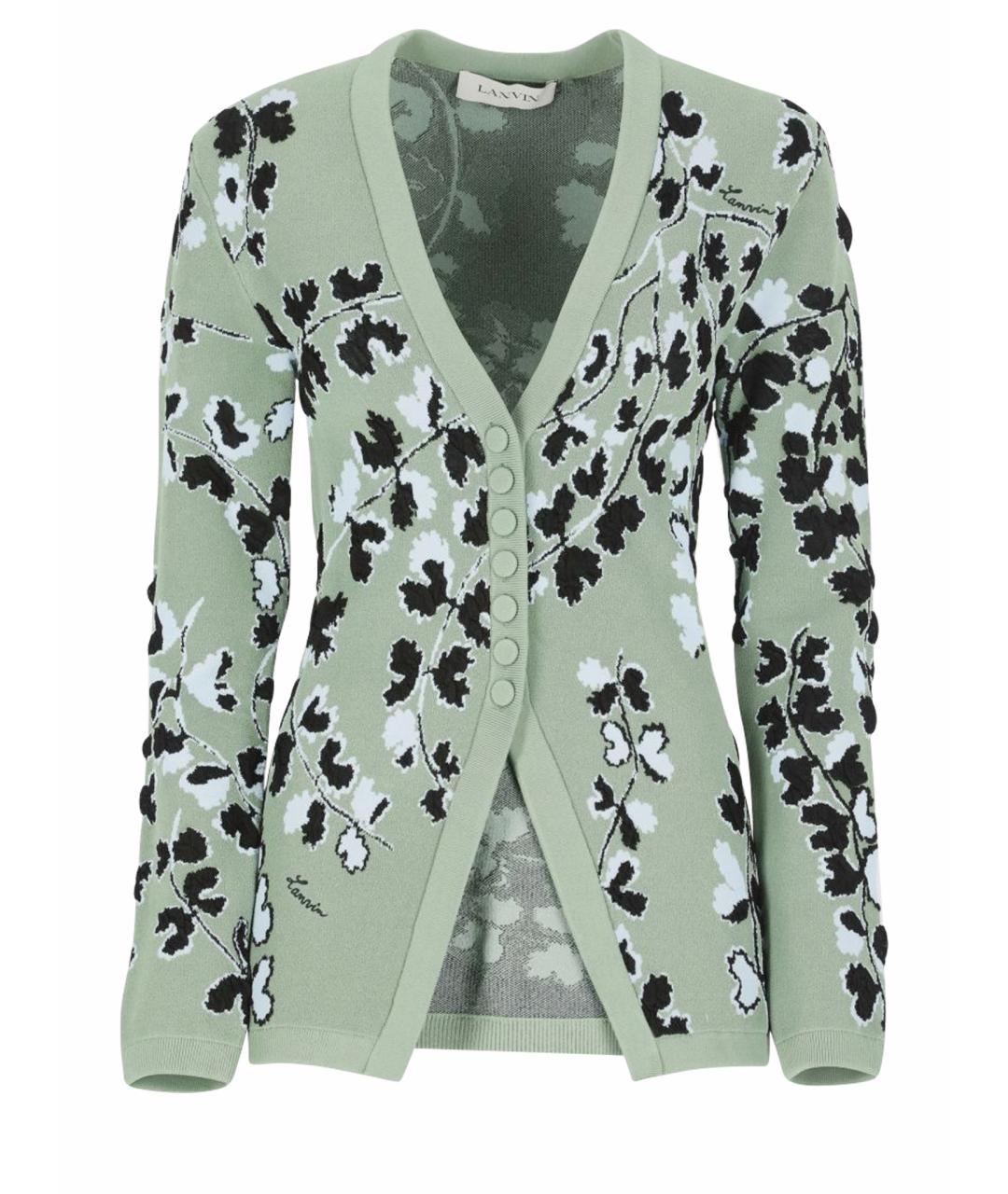 LANVIN Зеленый кардиган, фото 1
