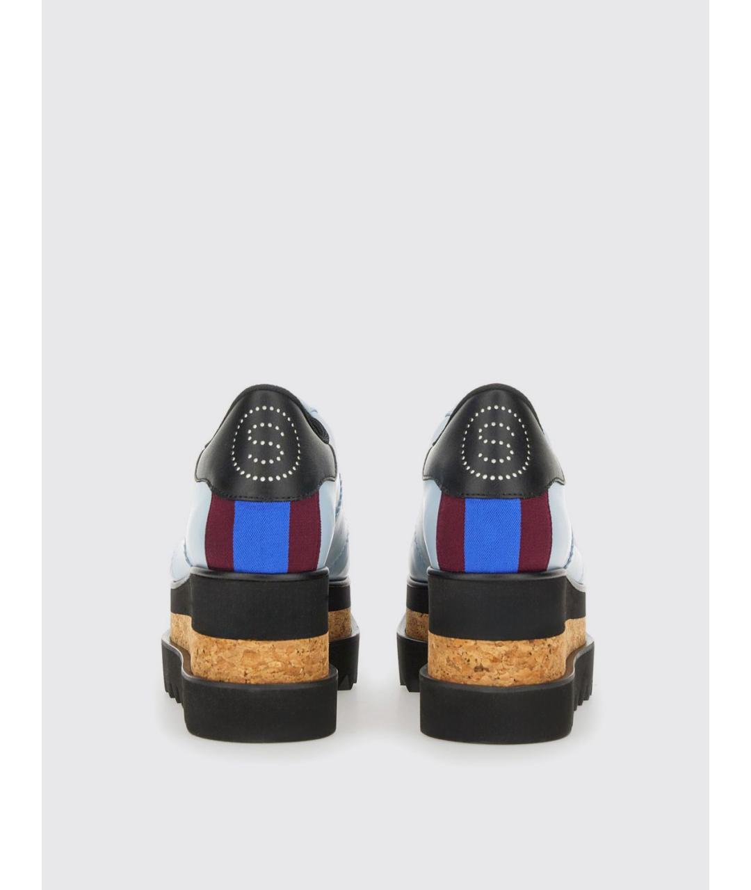 STELLA MCCARTNEY Голубые кеды из искусственной кожи, фото 3