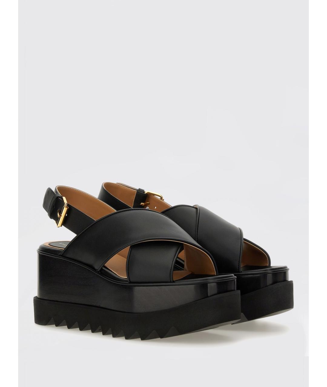 STELLA MCCARTNEY Черные сандалии, фото 2