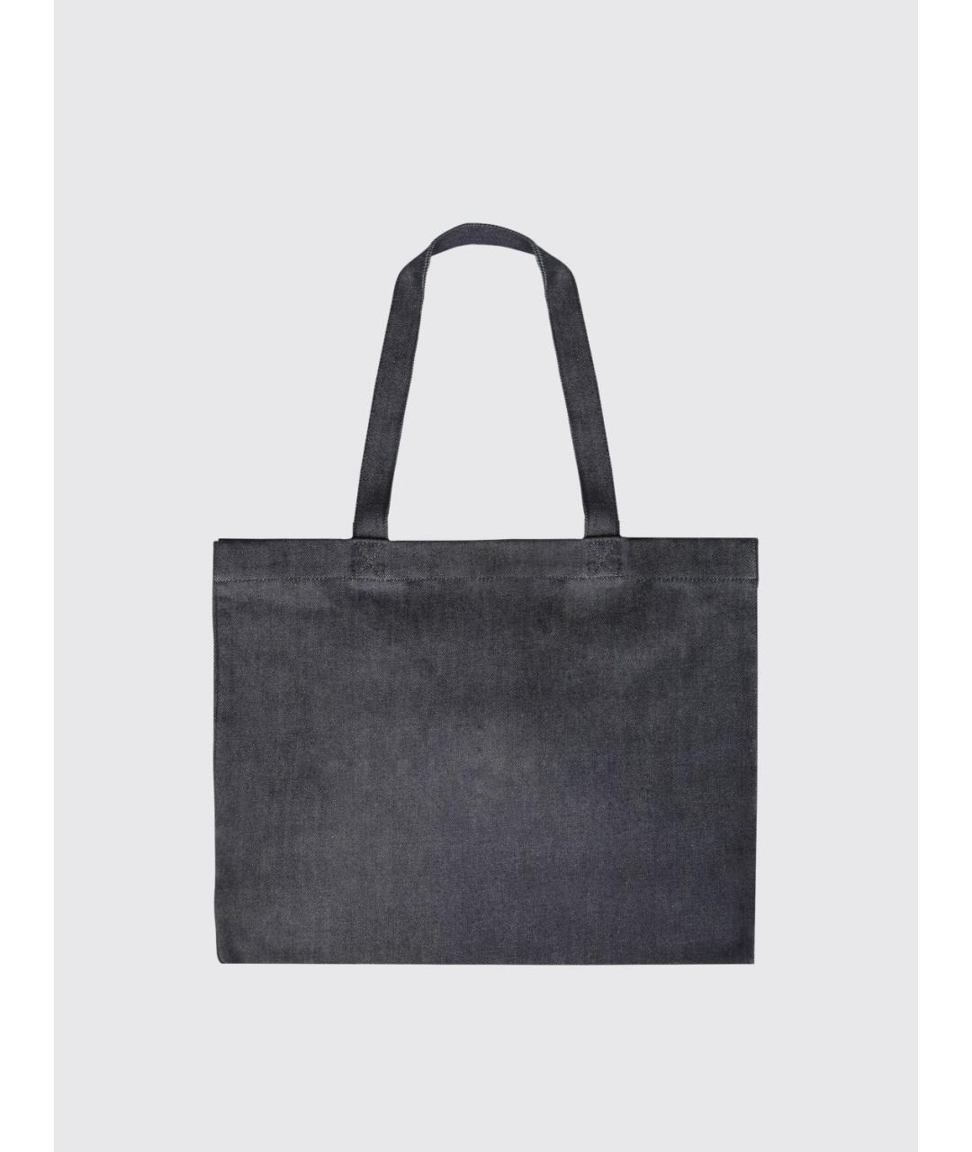 A.P.C. Антрацитовая сумка тоут, фото 2