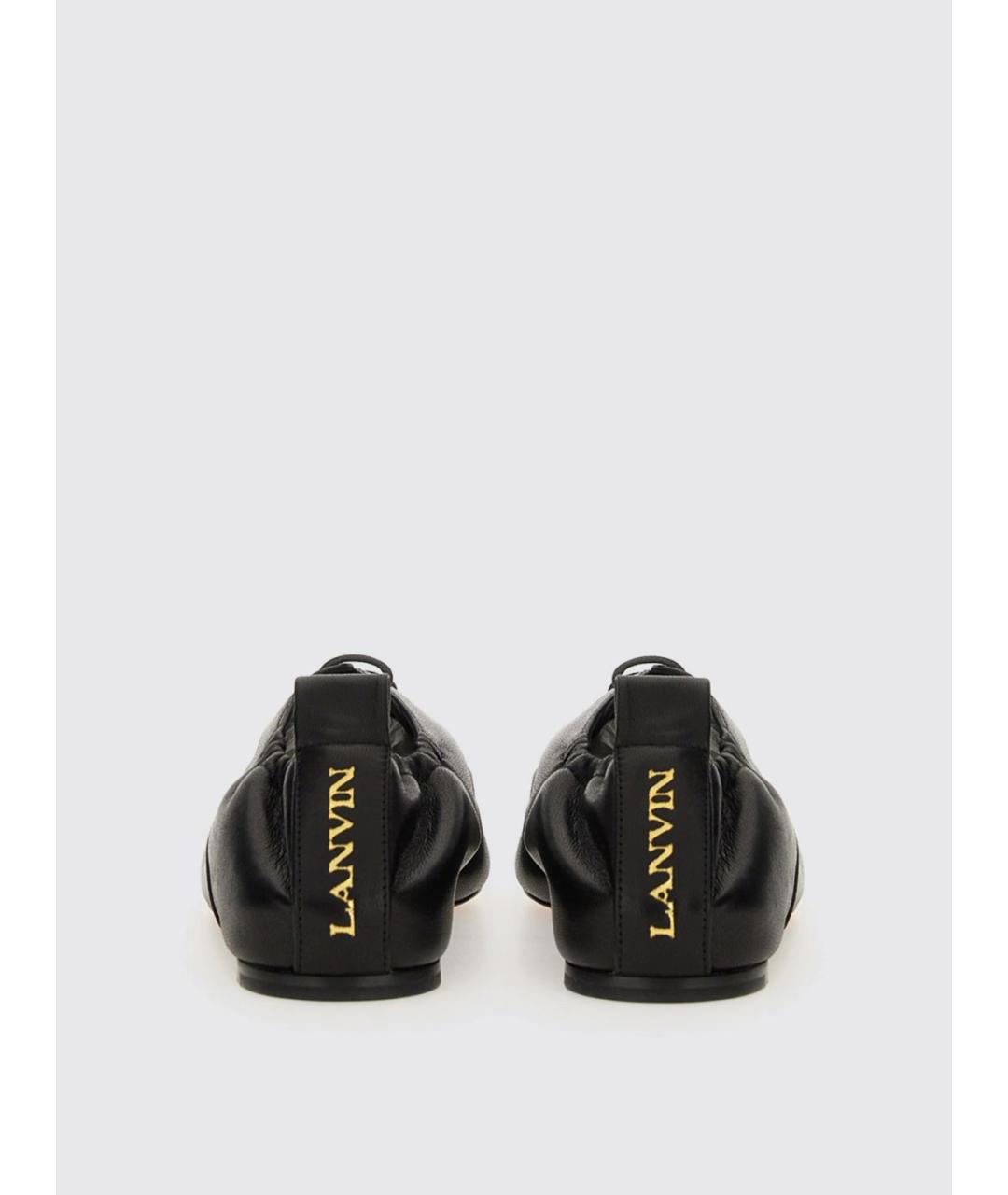 LANVIN Черные балетки, фото 3