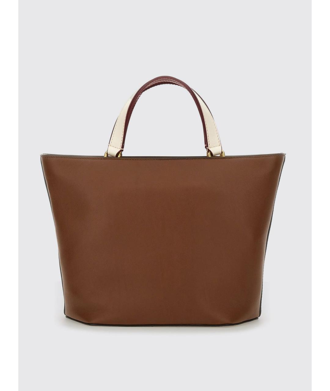 BALLY Коричневая кожаная сумка тоут, фото 2