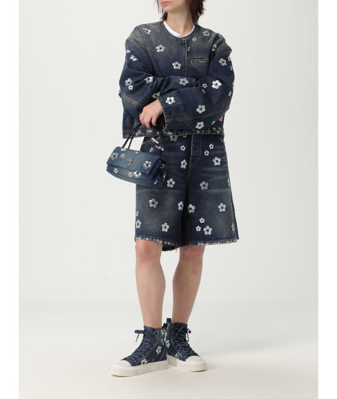 MARC JACOBS Синяя деним сумка через плечо, фото 2
