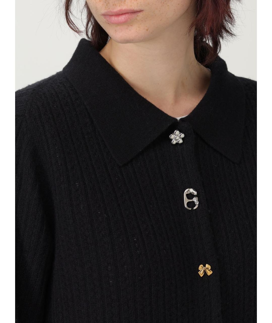 MARC JACOBS Черный шерстяной кардиган, фото 6