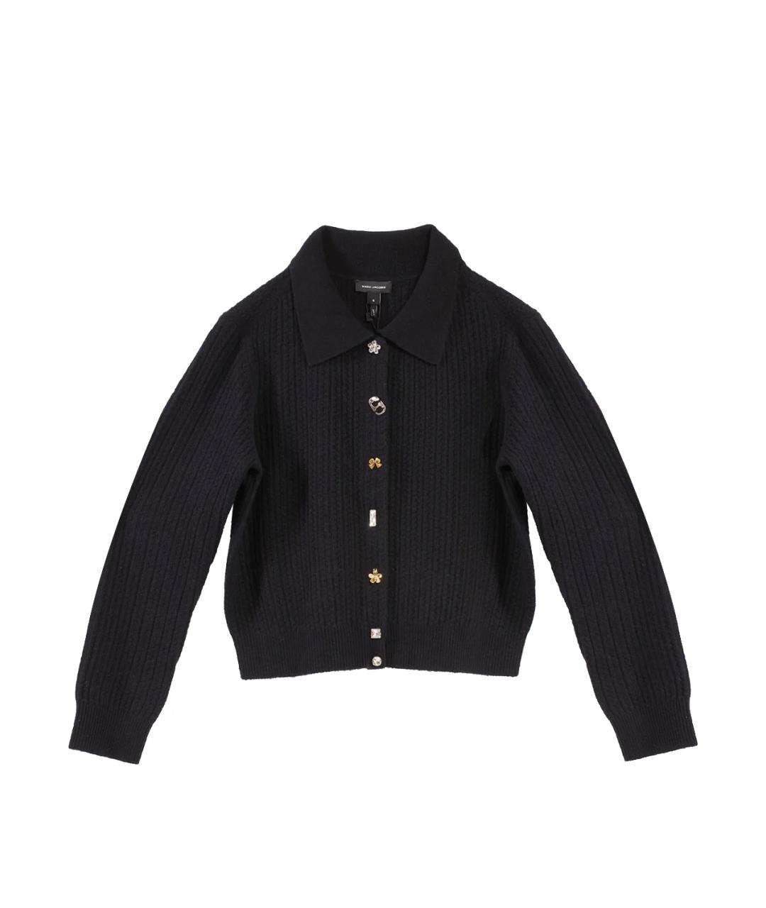 MARC JACOBS Черный шерстяной кардиган, фото 1