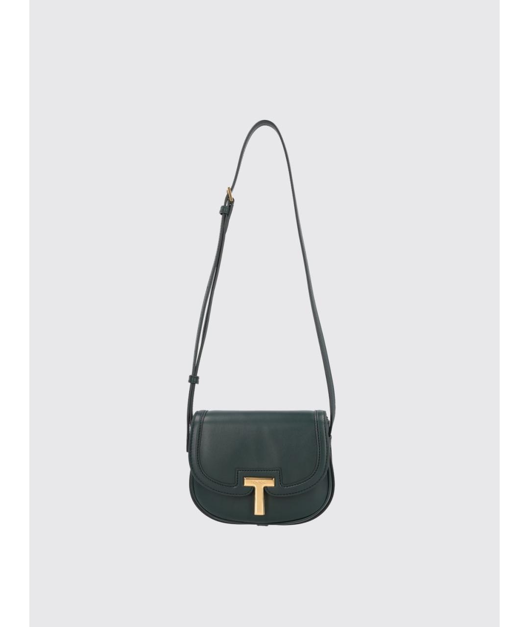 TOM FORD Зеленая кожаная сумка через плечо, фото 4