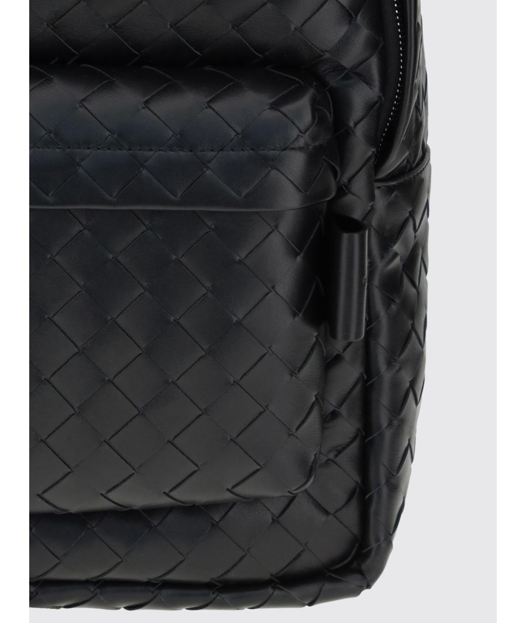 BOTTEGA VENETA Черный кожаный рюкзак, фото 3