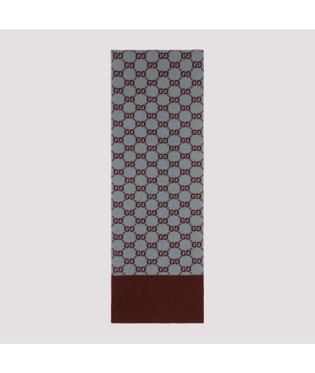 GUCCI Мульти шерстяной шарф, фото 2
