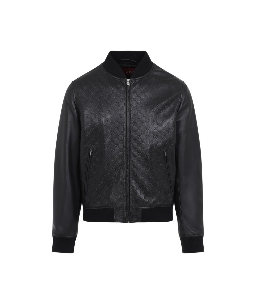 GUCCI Черная кожаная куртка, фото 1