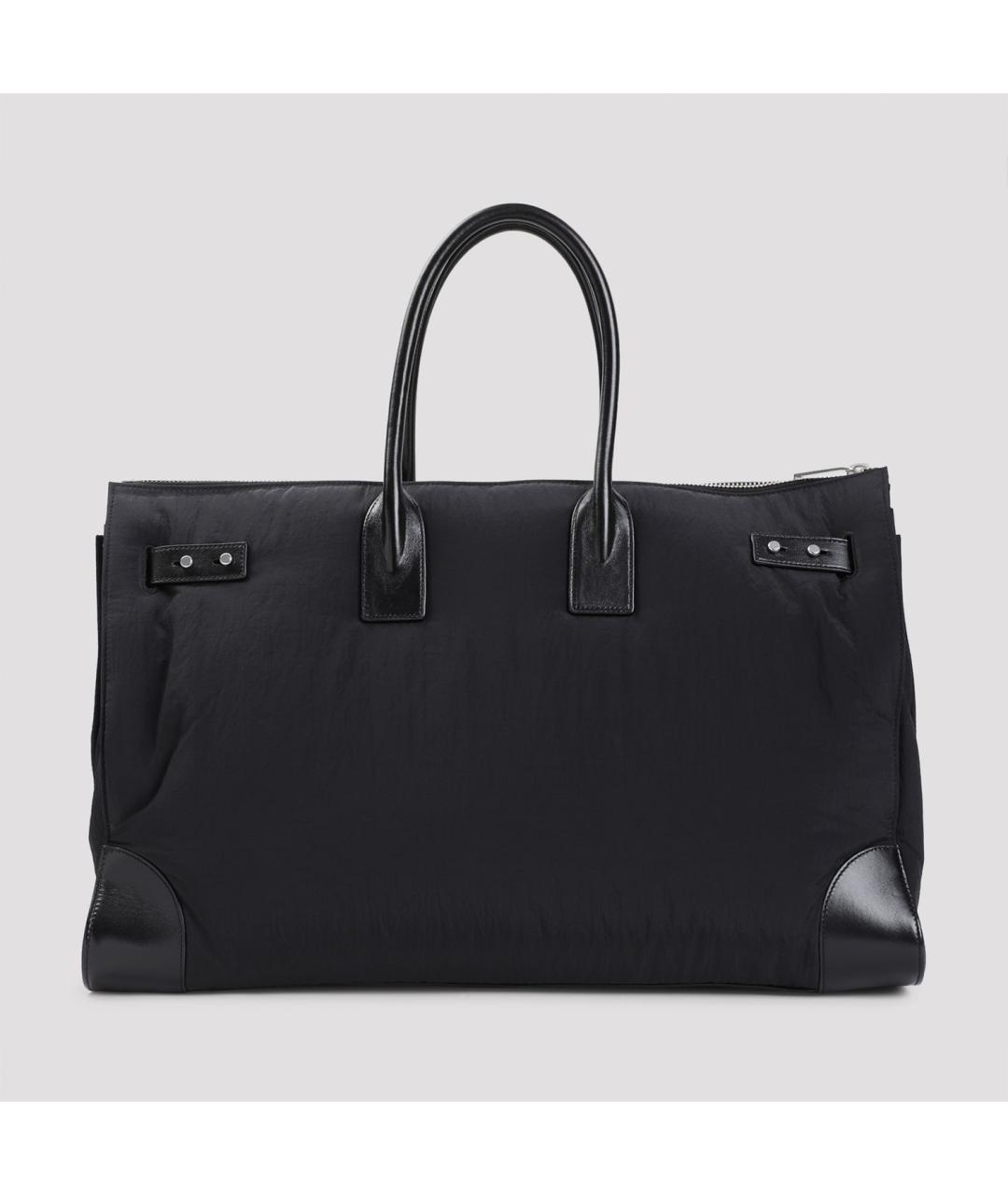 SAINT LAURENT Черная кожаная сумка на плечо, фото 3