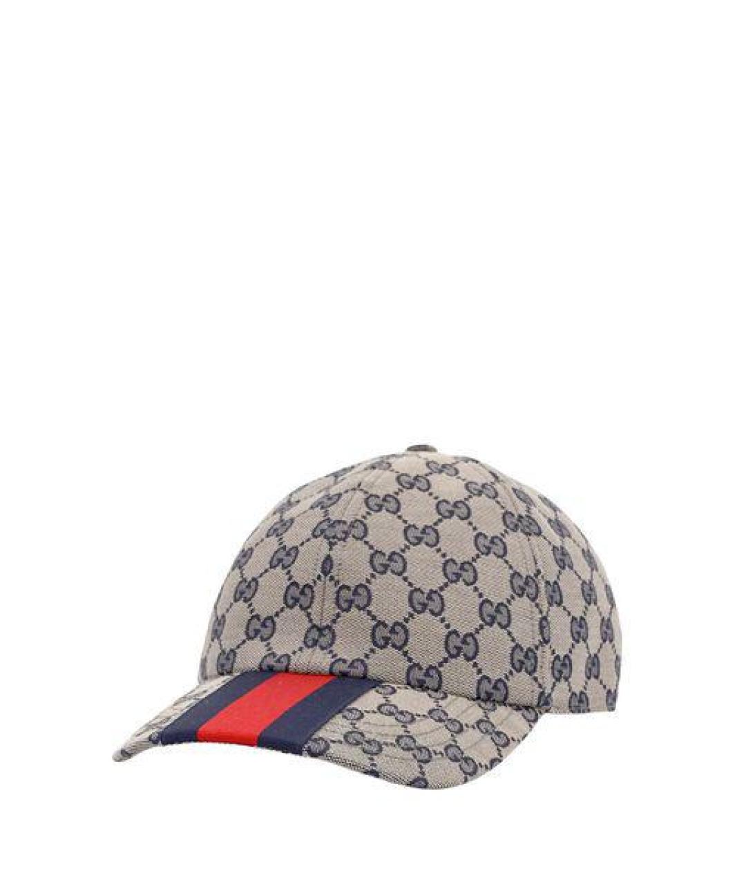 GUCCI Бежевая синтетическая кепка/бейсболка, фото 3