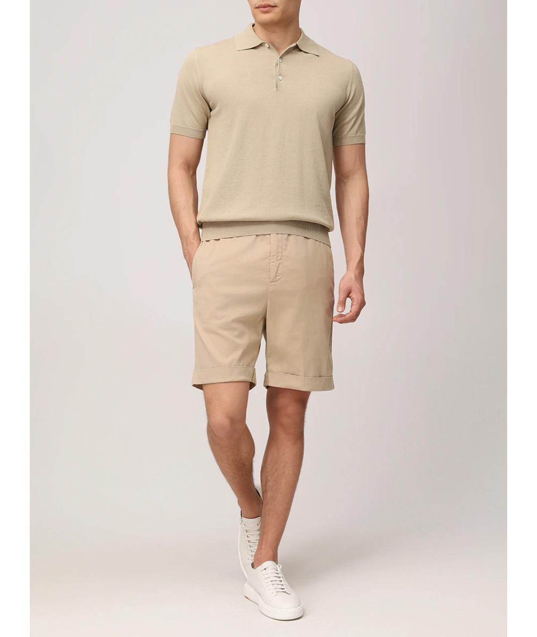 CANALI Бежевые шорты, фото 2