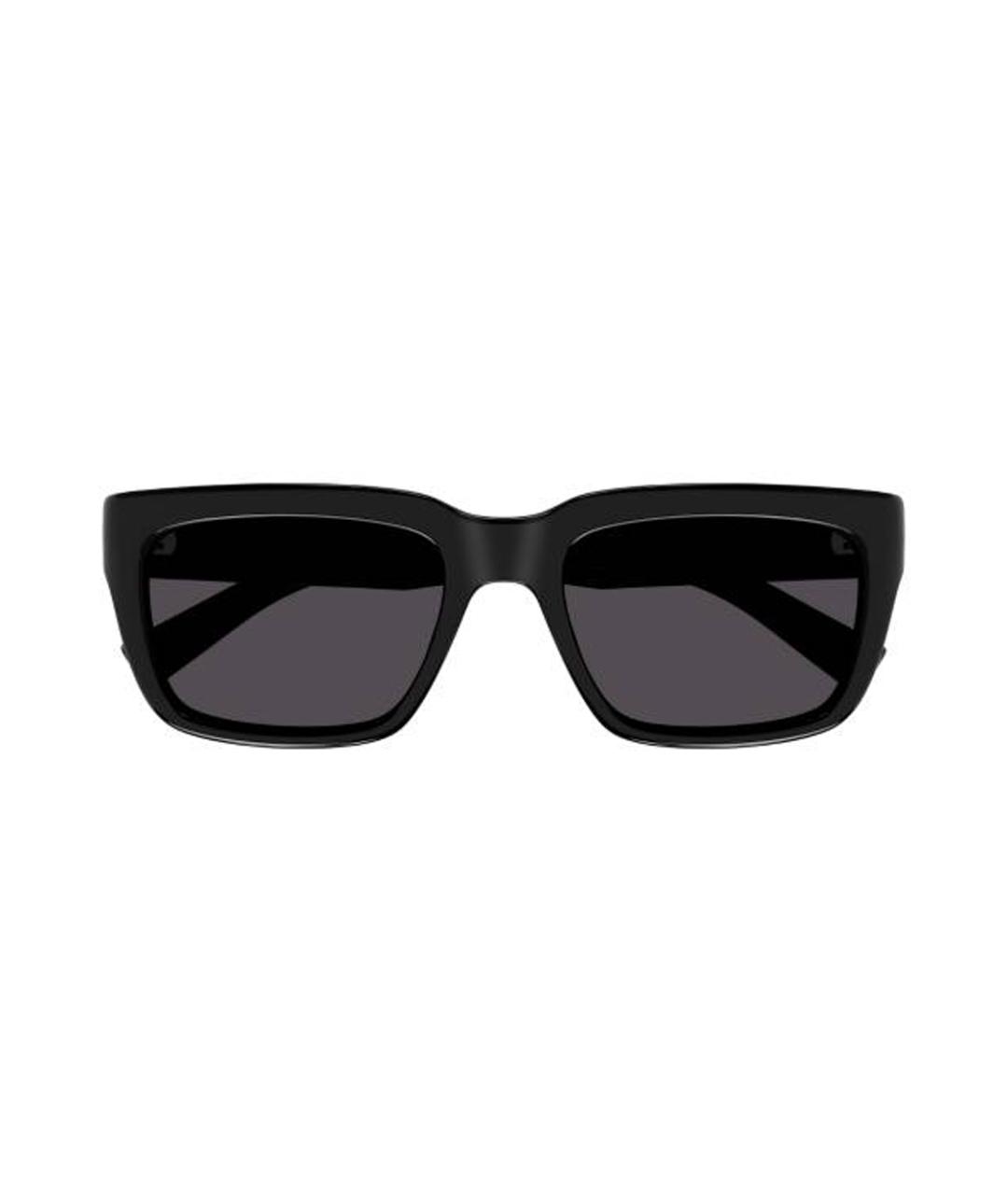 SAINT LAURENT Черные пластиковые солнцезащитные очки, фото 2