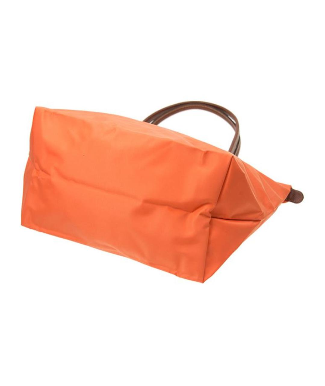 LONGCHAMP Оранжевая сумка тоут, фото 3