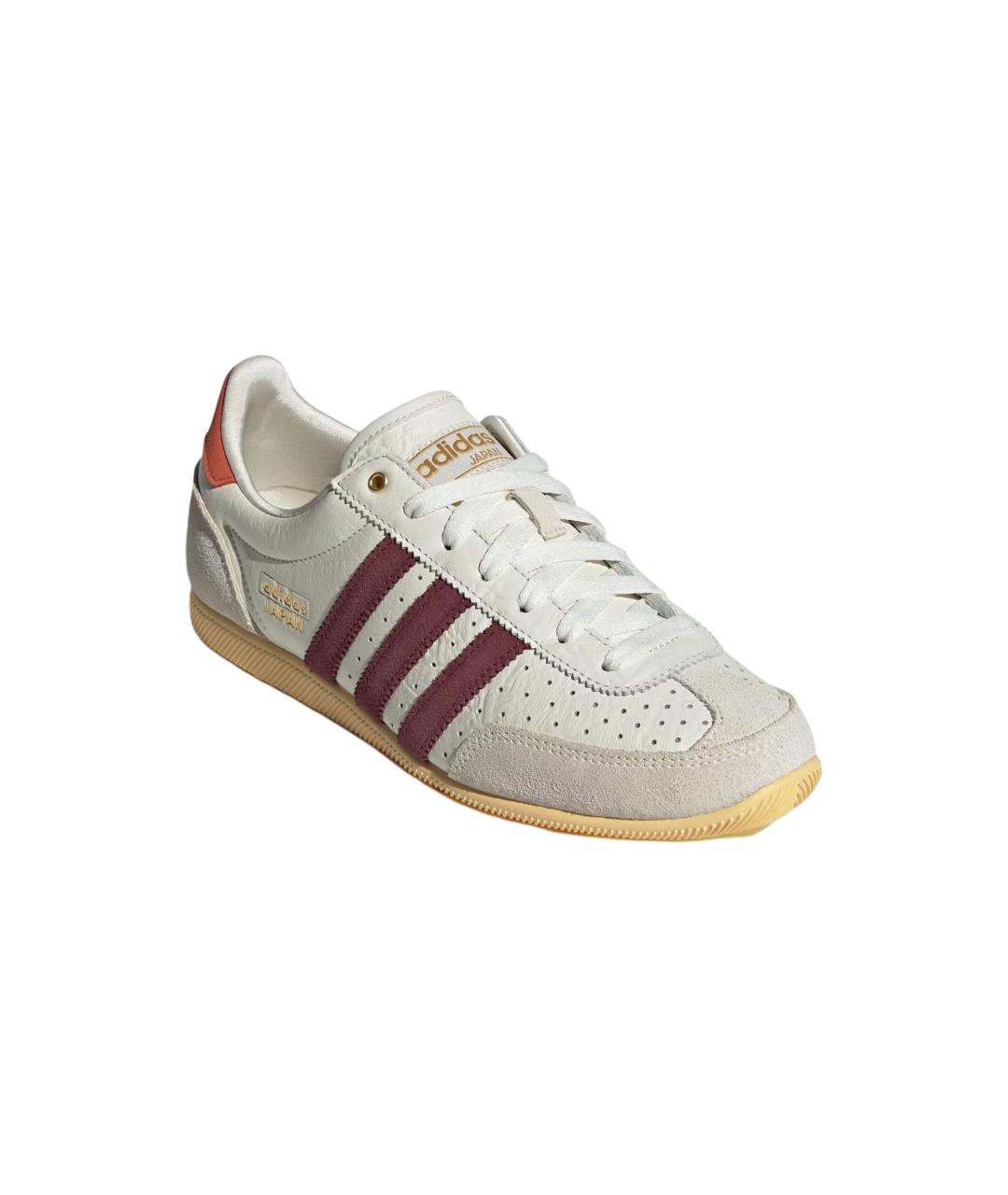 ADIDAS Бежевые кожаные кеды, фото 4