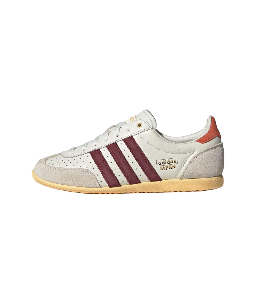 ADIDAS Бежевые кожаные кеды, фото 2