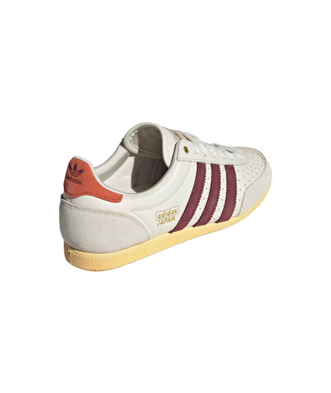 ADIDAS Бежевые кожаные кеды, фото 5