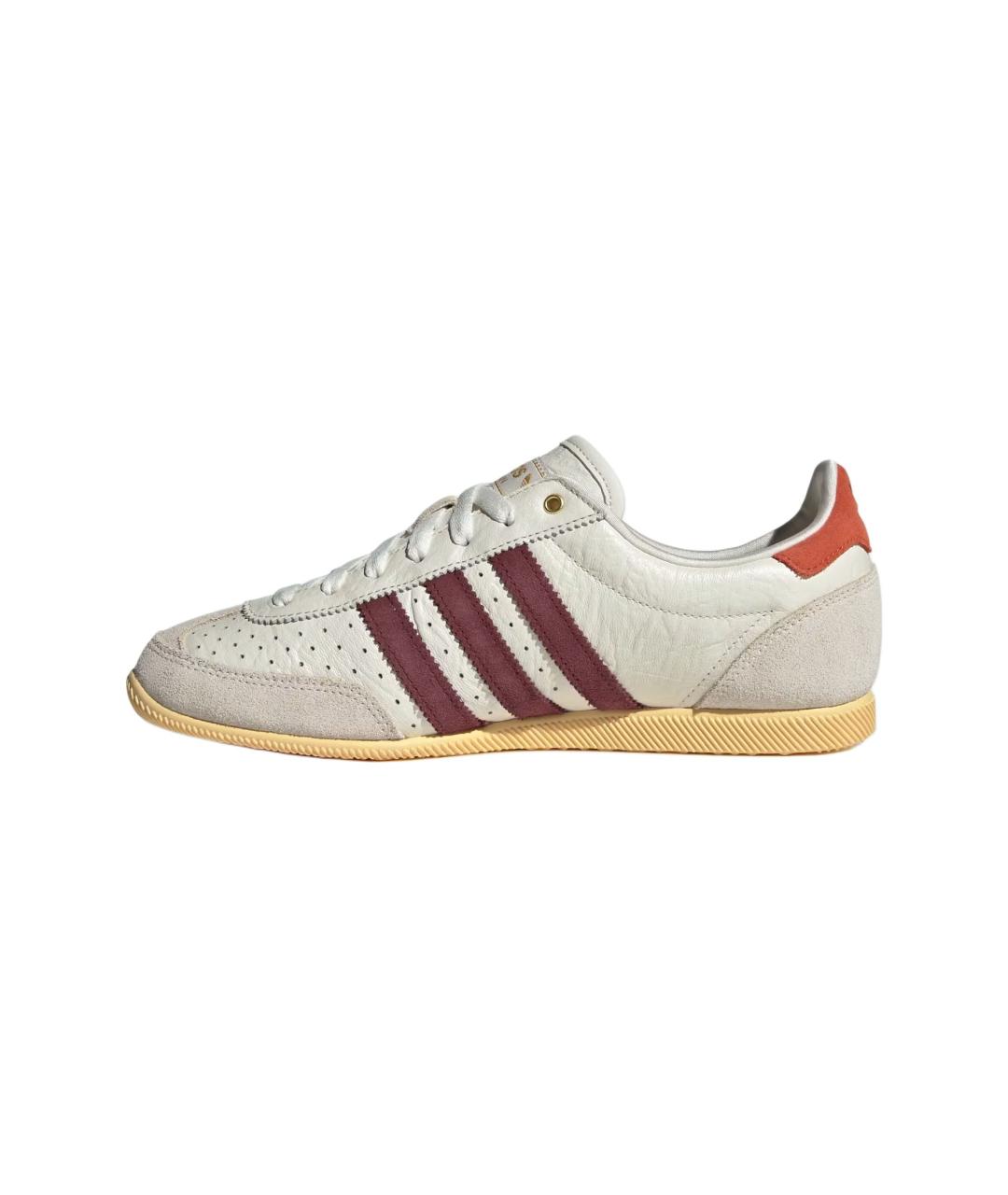 ADIDAS Бежевые кожаные кеды, фото 3