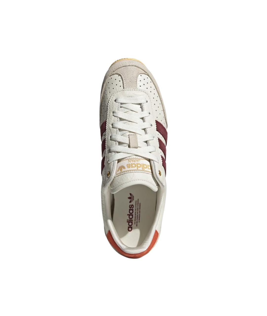 ADIDAS Бежевые кожаные кеды, фото 6