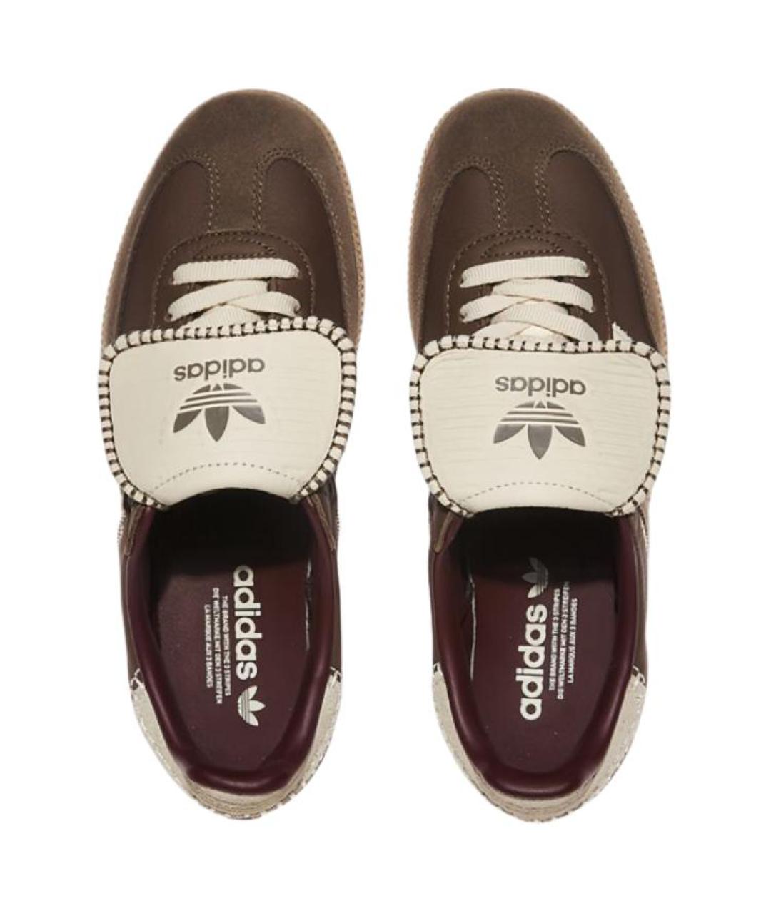 ADIDAS Коричневые кеды, фото 3