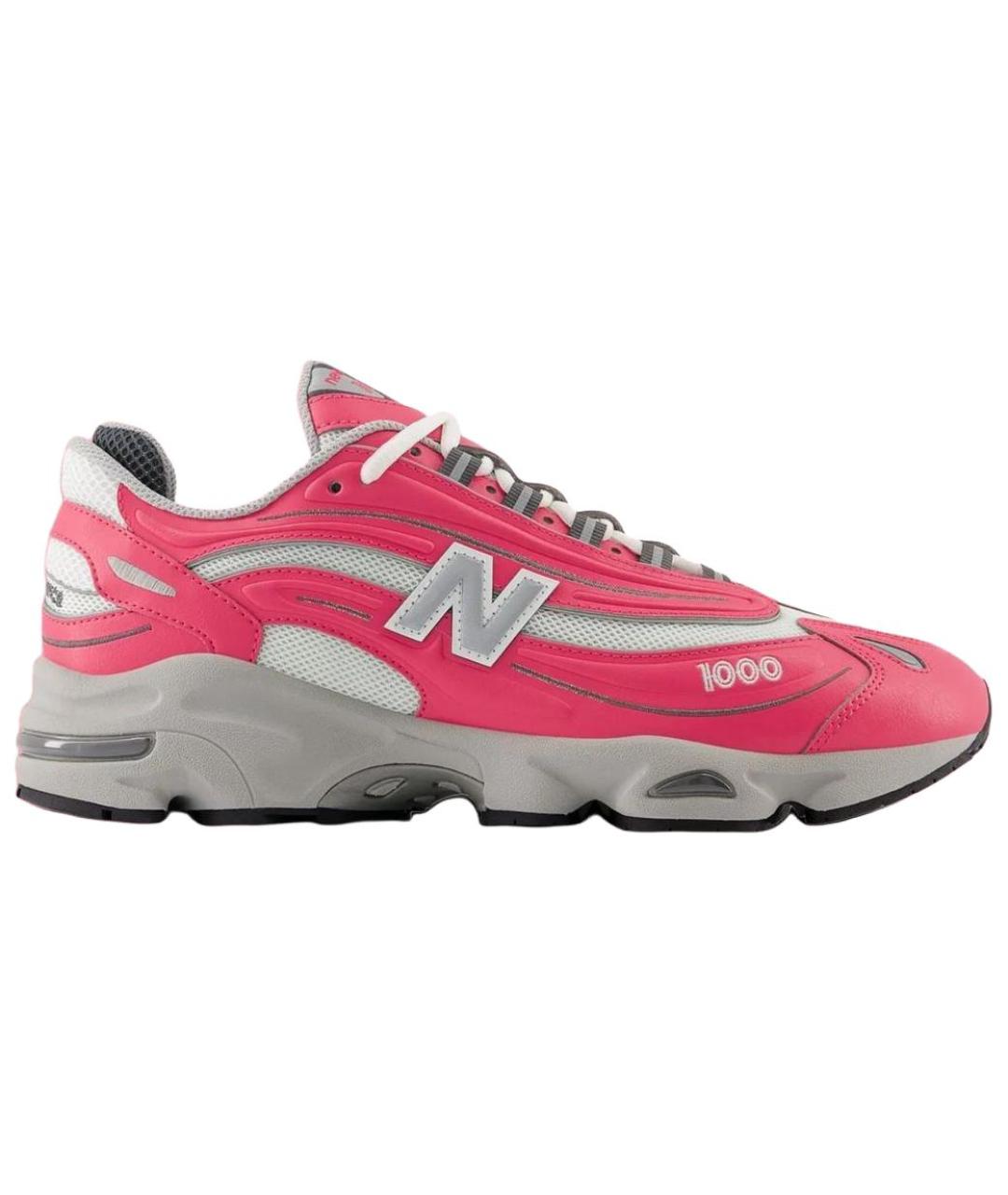 NEW BALANCE Розовые низкие кроссовки / кеды, фото 1