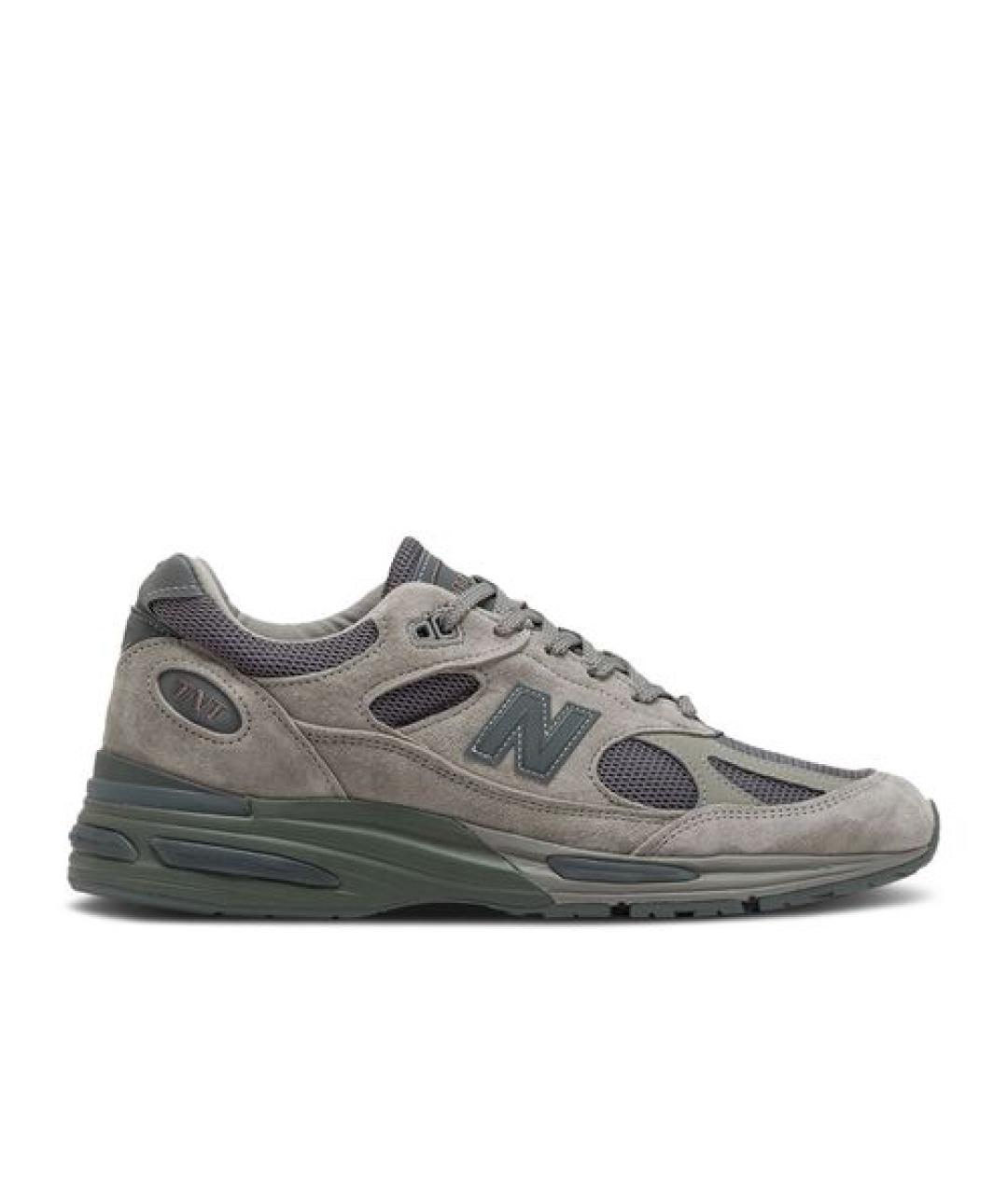 NEW BALANCE Серые низкие кроссовки / кеды, фото 1