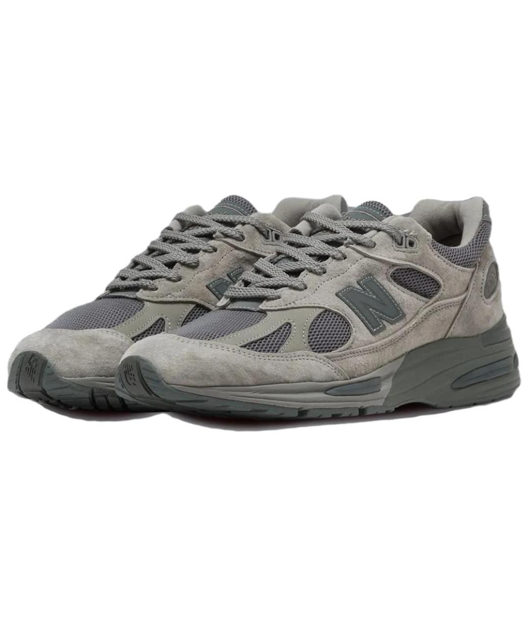 NEW BALANCE Серые низкие кроссовки / кеды, фото 4