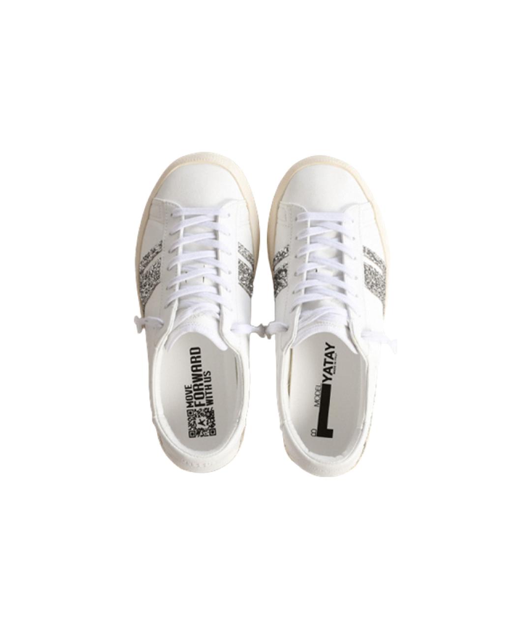 GOLDEN GOOSE DELUXE BRAND Белые кожаные кеды, фото 3