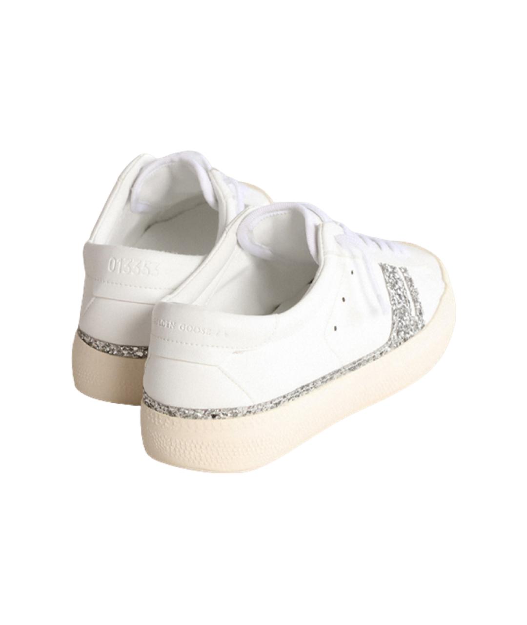 GOLDEN GOOSE DELUXE BRAND Белые кожаные кеды, фото 4