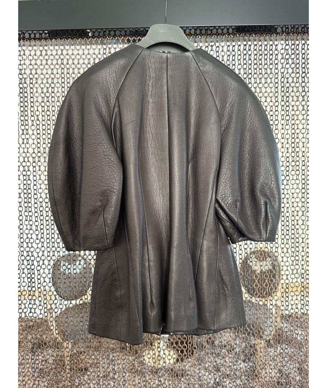 ALEXANDER MCQUEEN Черная кожаная куртка, фото 2