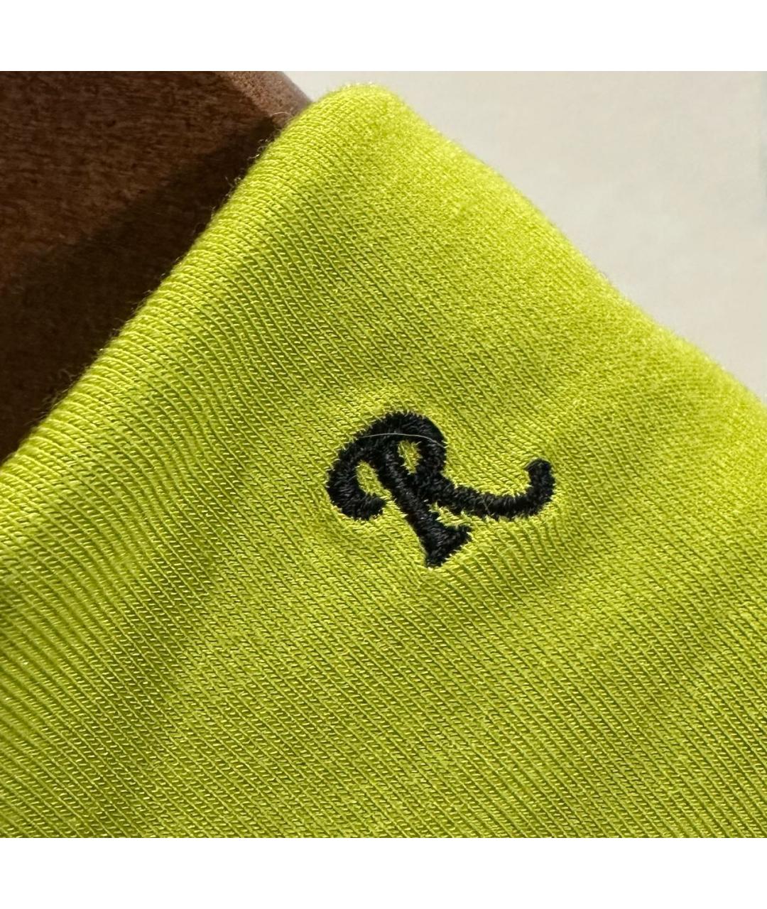 RAF SIMONS Салатовая хлопко-эластановая водолазка, фото 5