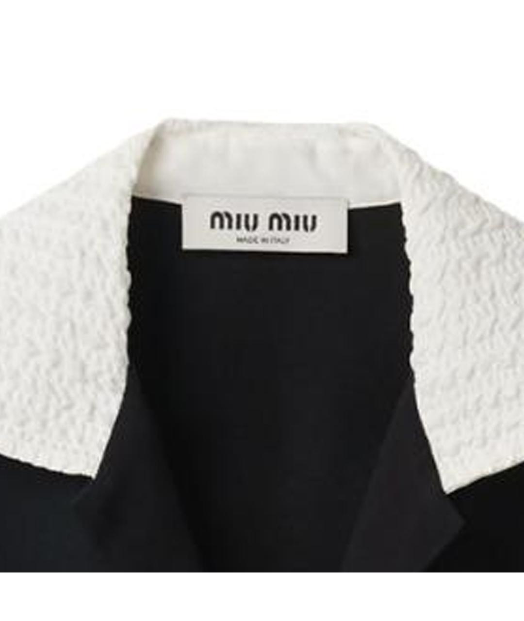 MIU MIU Черная рубашка, фото 2