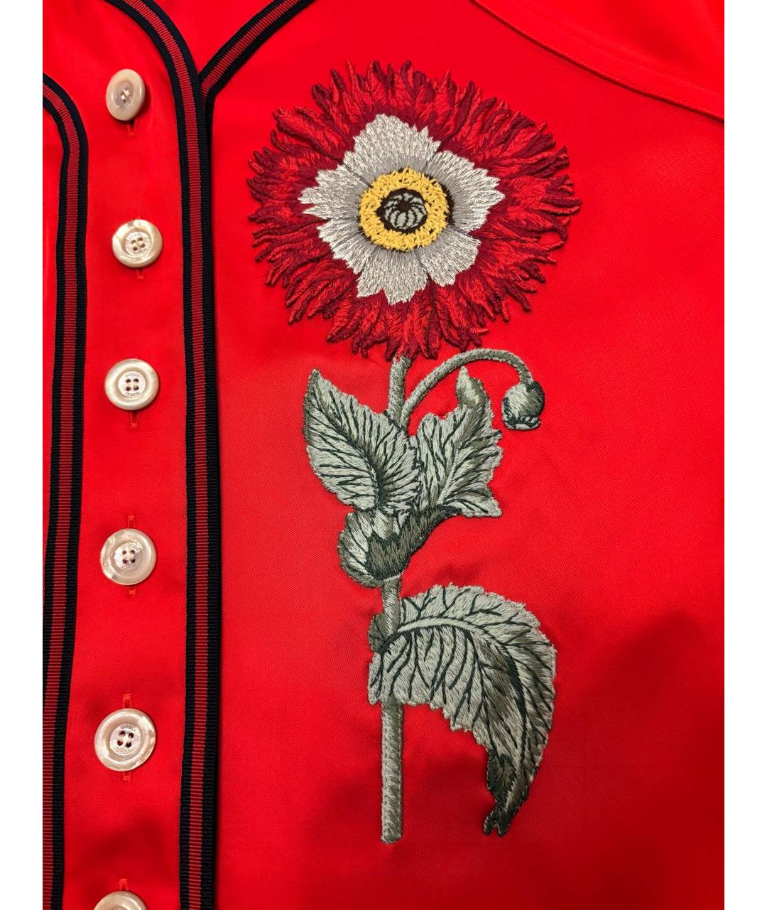 GUCCI Красная блузы, фото 5