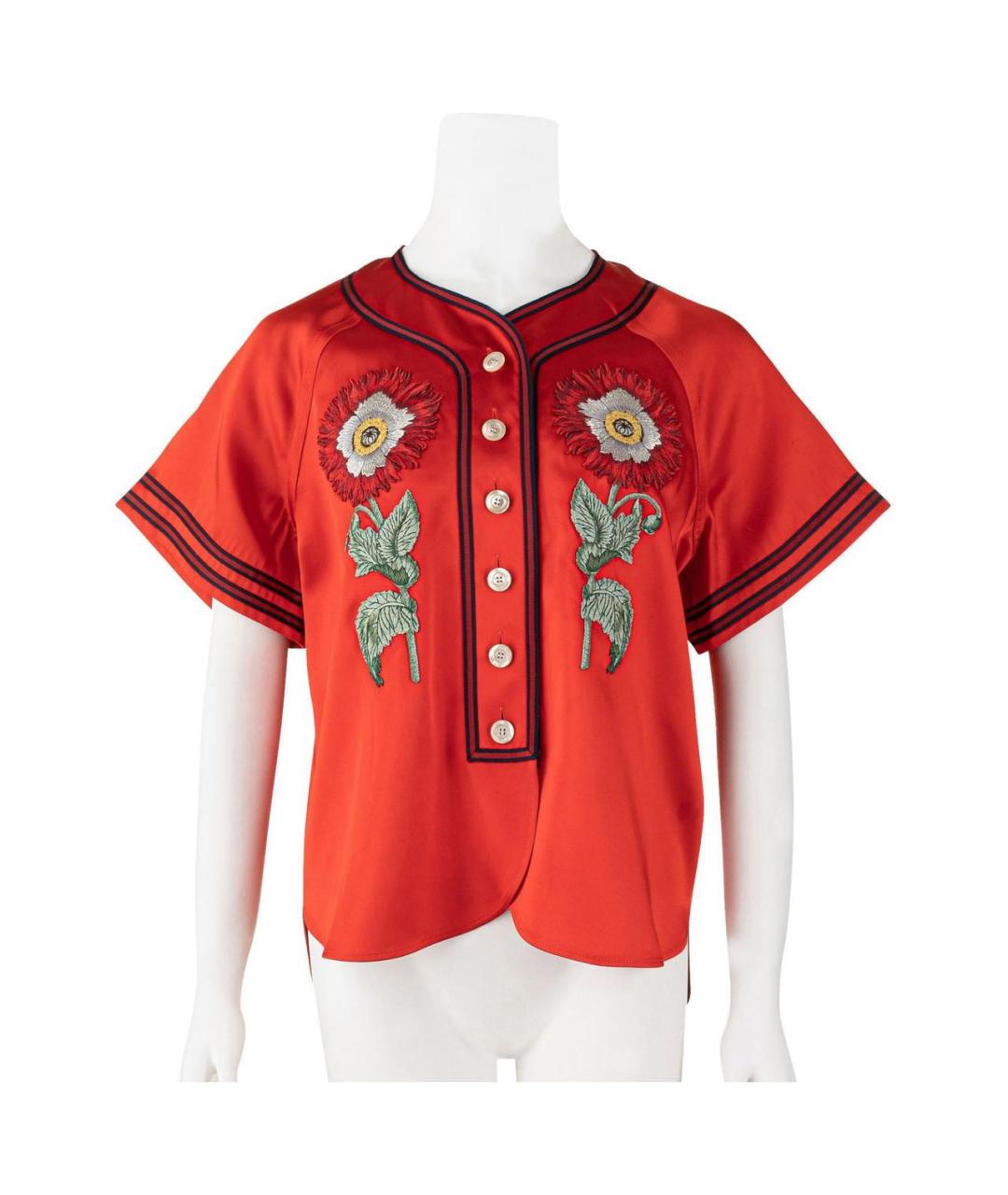 GUCCI Красная блузы, фото 2