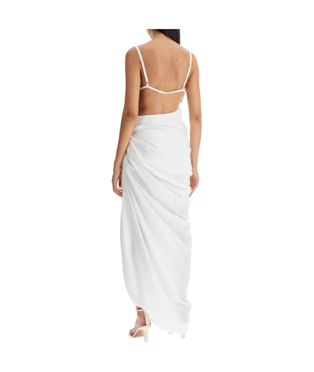 JACQUEMUS Белое вечернее платье, фото 3