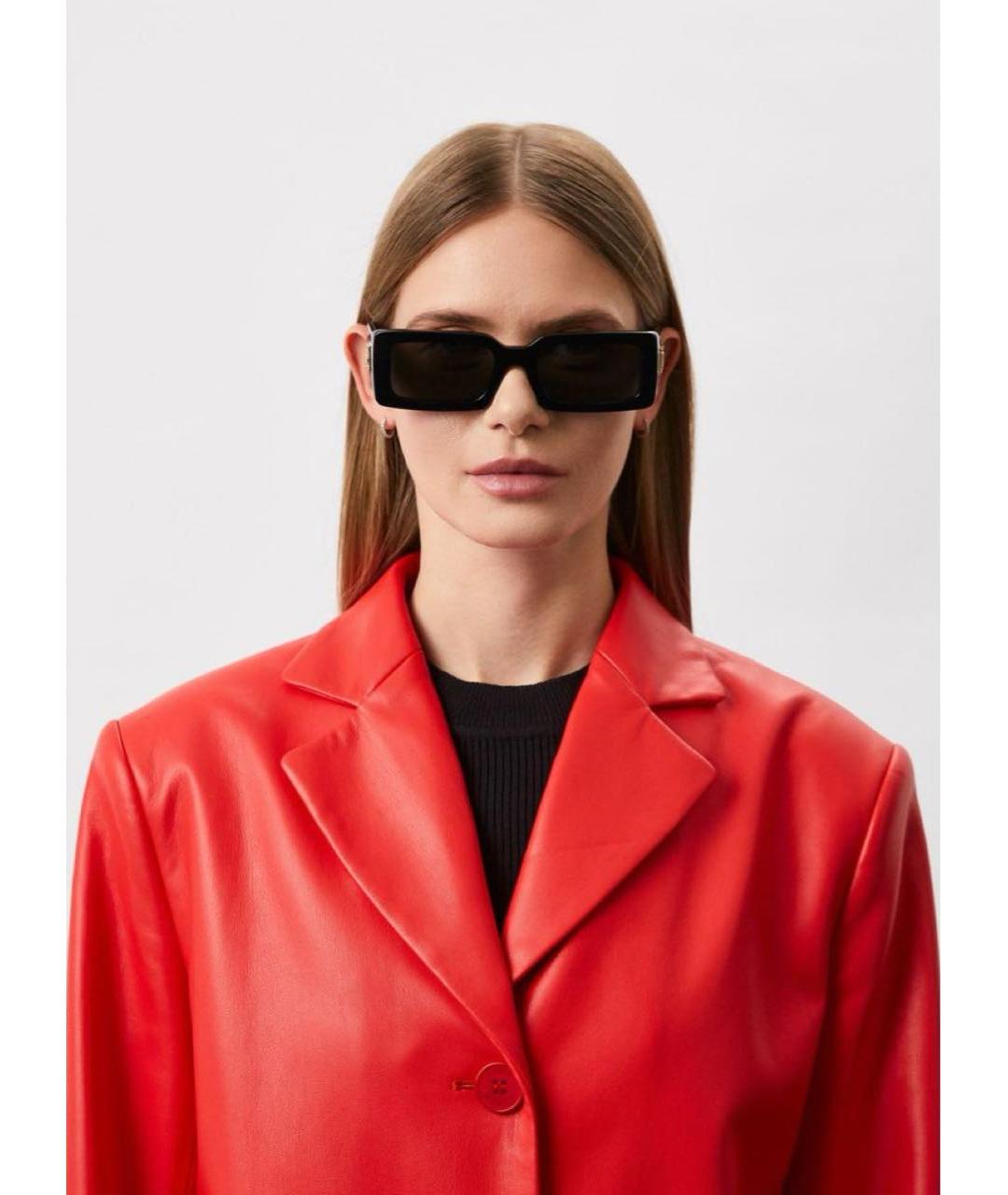 DOLCE&GABBANA Черные пластиковые солнцезащитные очки, фото 5