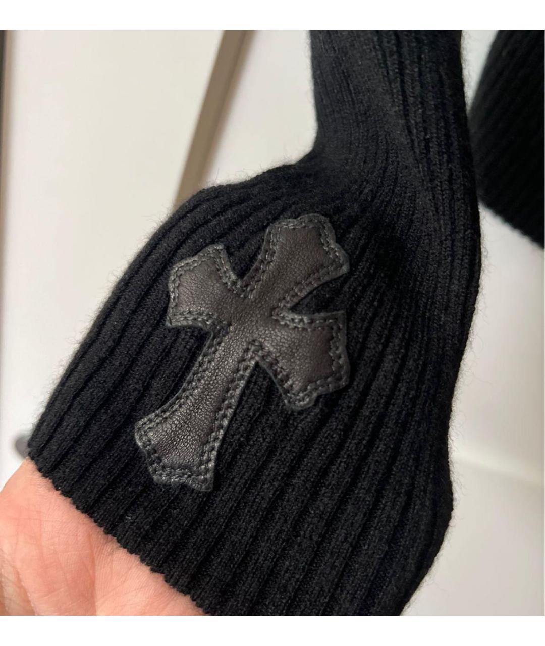 CHROME HEARTS Черная водолазка, фото 4