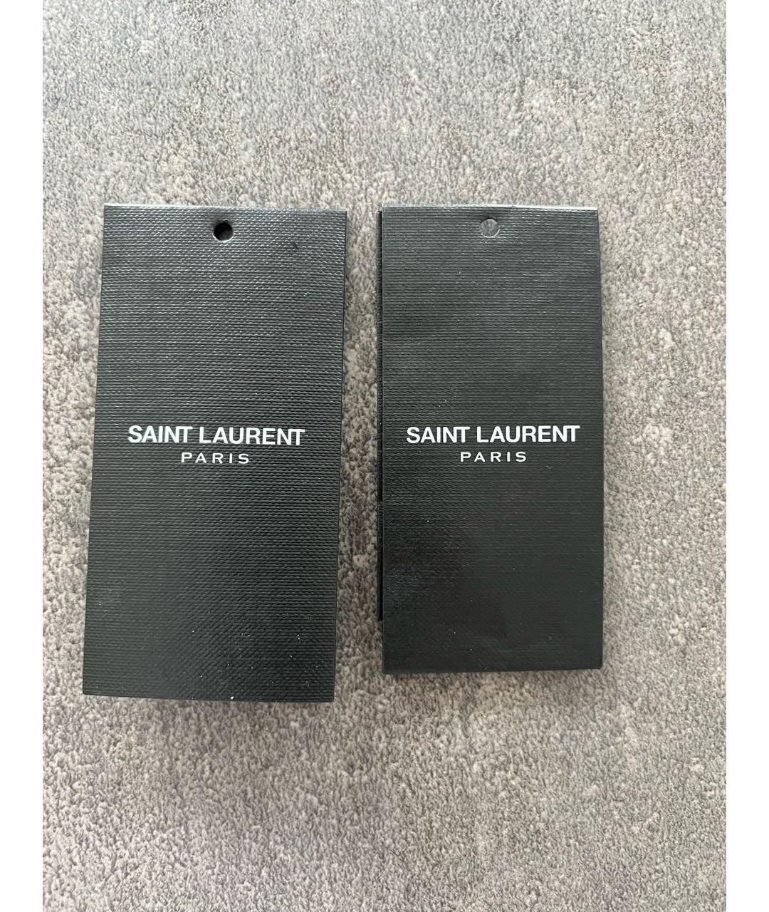 SAINT LAURENT Серый шерстяной жакет/пиджак, фото 6