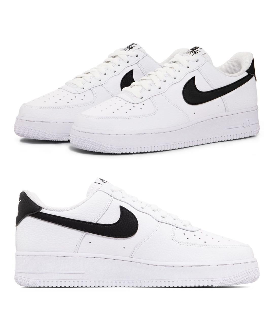 NIKE Белые кожаные низкие кроссовки / кеды, фото 3