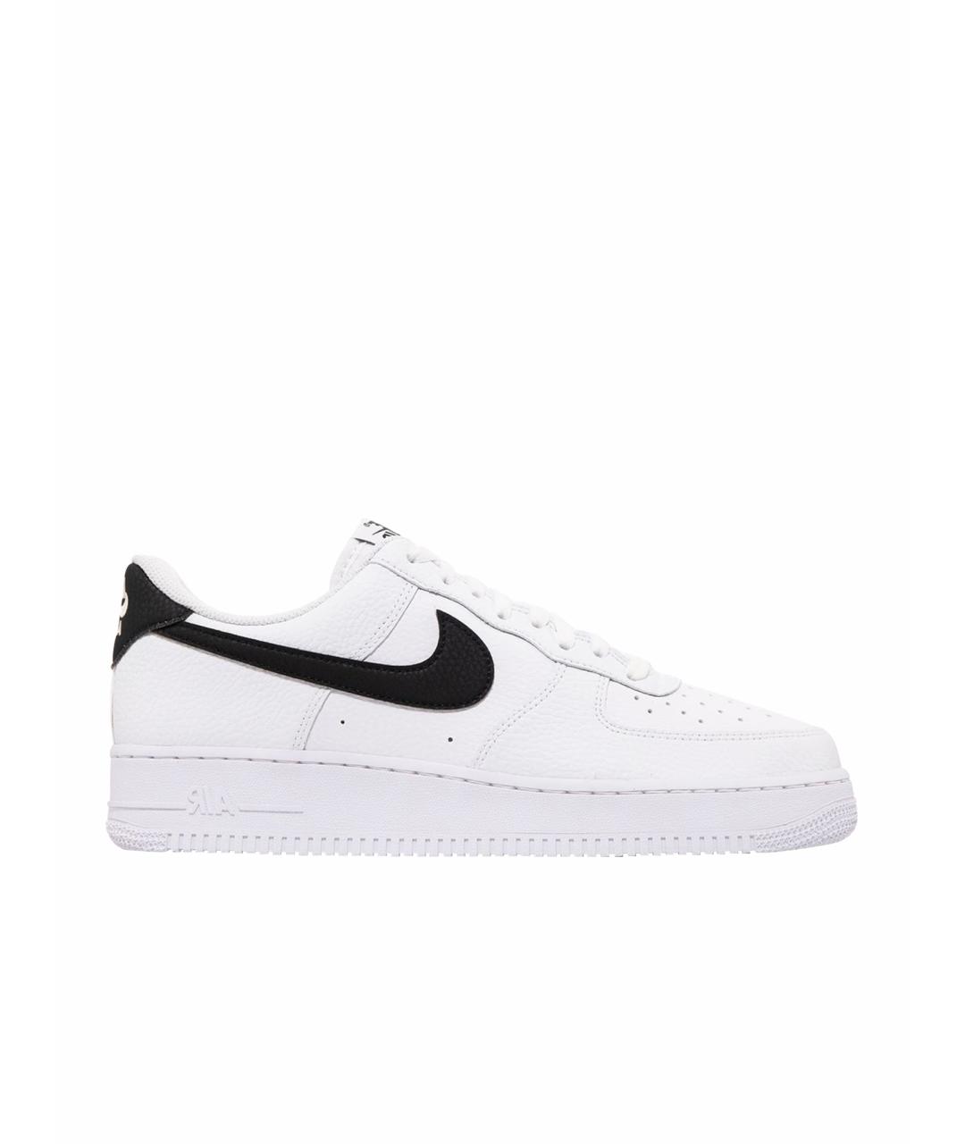 NIKE Белые кожаные низкие кроссовки / кеды, фото 1