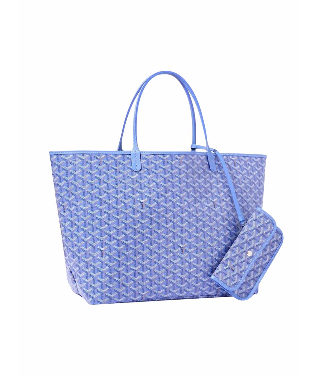 GOYARD Голубая сумка тоут, фото 1