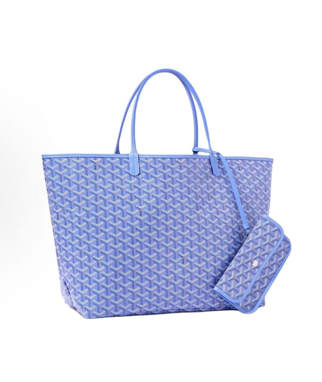 GOYARD Голубая сумка тоут, фото 7