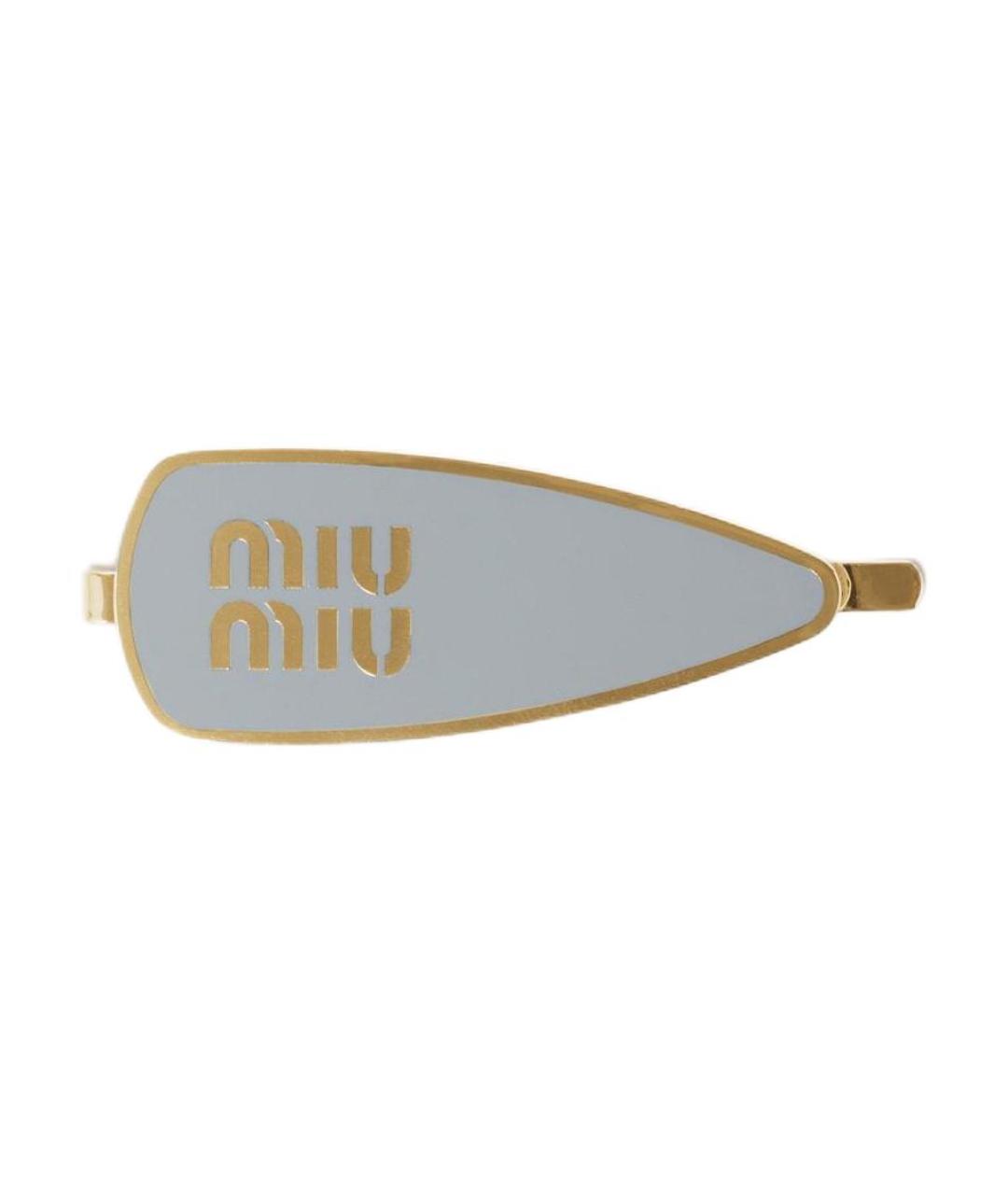 MIU MIU Серая заколка, фото 1