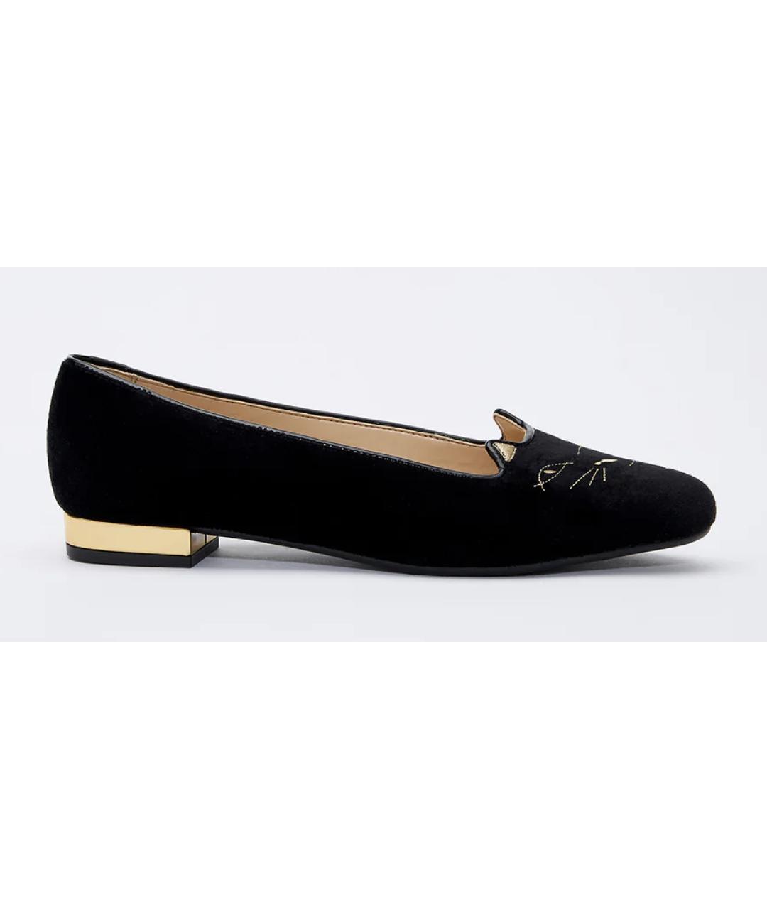 CHARLOTTE OLYMPIA Черные балетки, фото 10