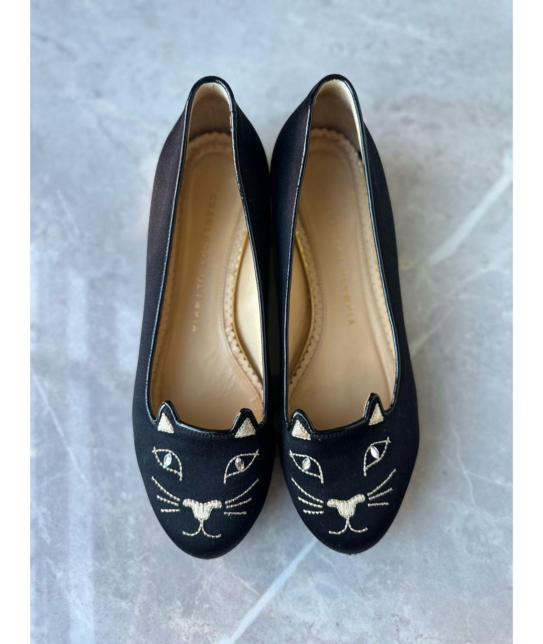 CHARLOTTE OLYMPIA Черные балетки, фото 3
