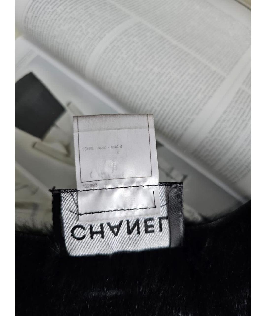 CHANEL Черная шерстяная жилетка, фото 8