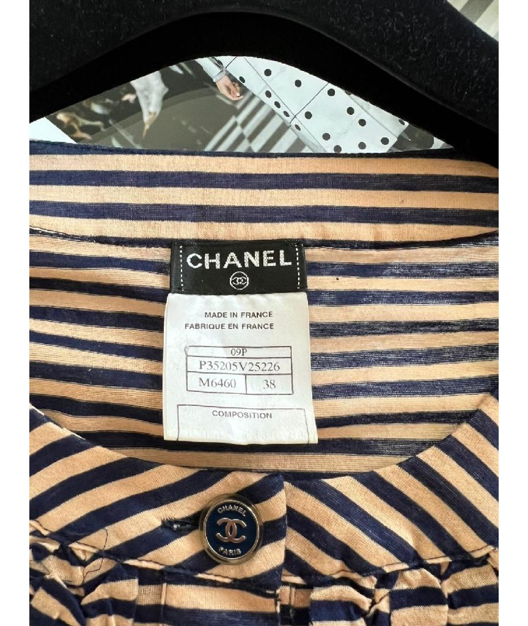 CHANEL Коралловая хлопковая майка, фото 7