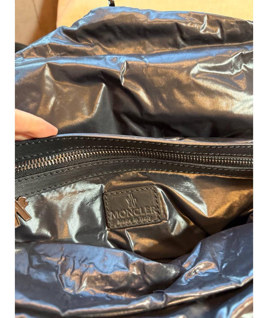 MONCLER Черная сумка тоут, фото 4