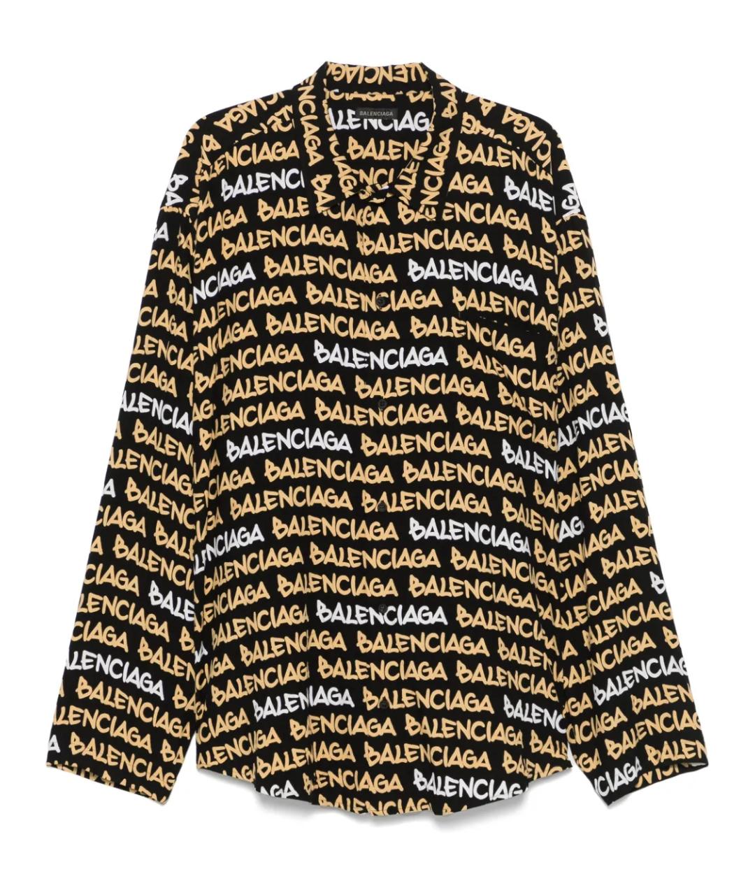 BALENCIAGA Мульти кэжуал рубашка, фото 1